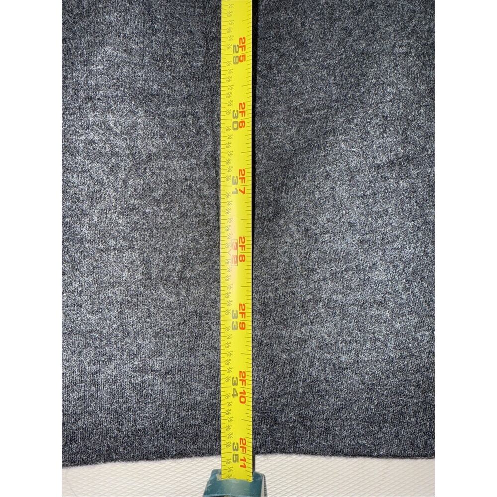 Kay Unger Gray Wool Ruched Sheath Dress Size 6 - Picture 9 of 9